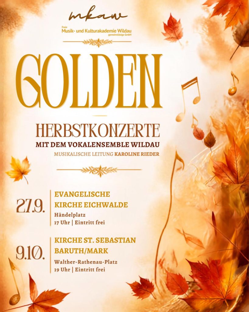 Plakat Herbstkonzerte 2026